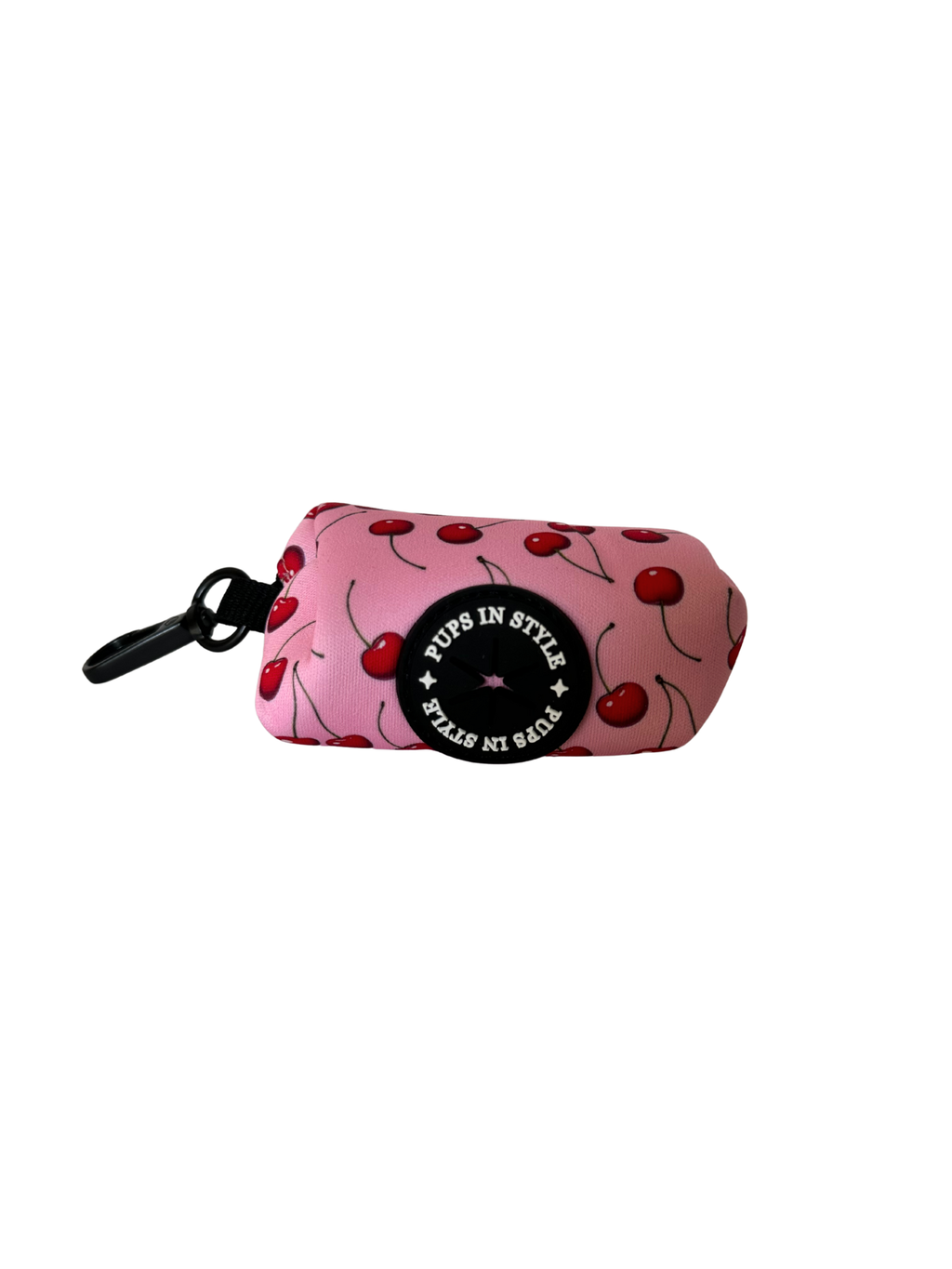 Cherry Print Poo Bag Holder
