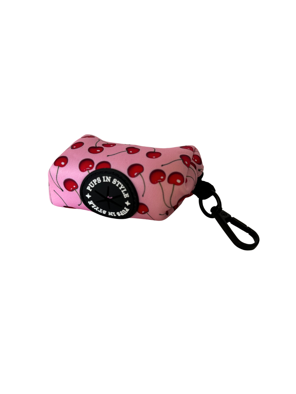 Cherry Print Poo Bag Holder